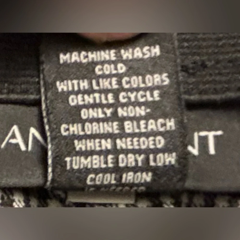 Lane Bryant wide Leg black & white mini checkered cropped pants Women’s size 20 - Picture 14 of 14